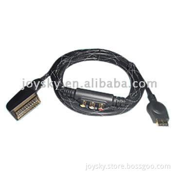 Compatible Ps3 RGB + AV Cable(for ps3-700)